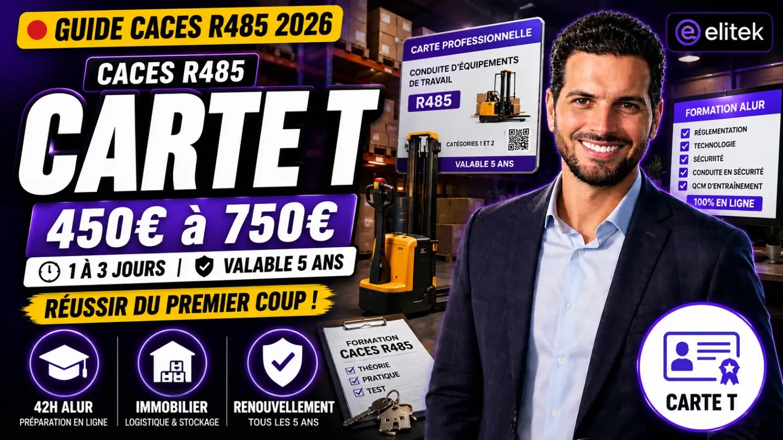 CACES R485 : prix, durée, validité et déroulement