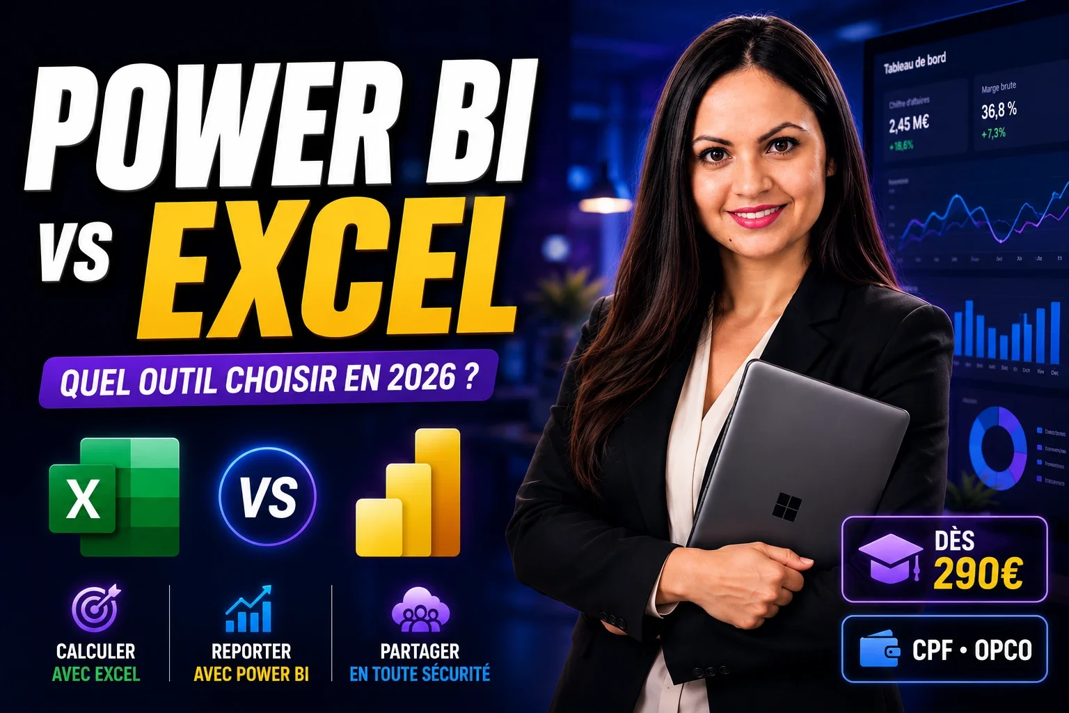 Power BI vs Excel : quand basculer en entreprise ?