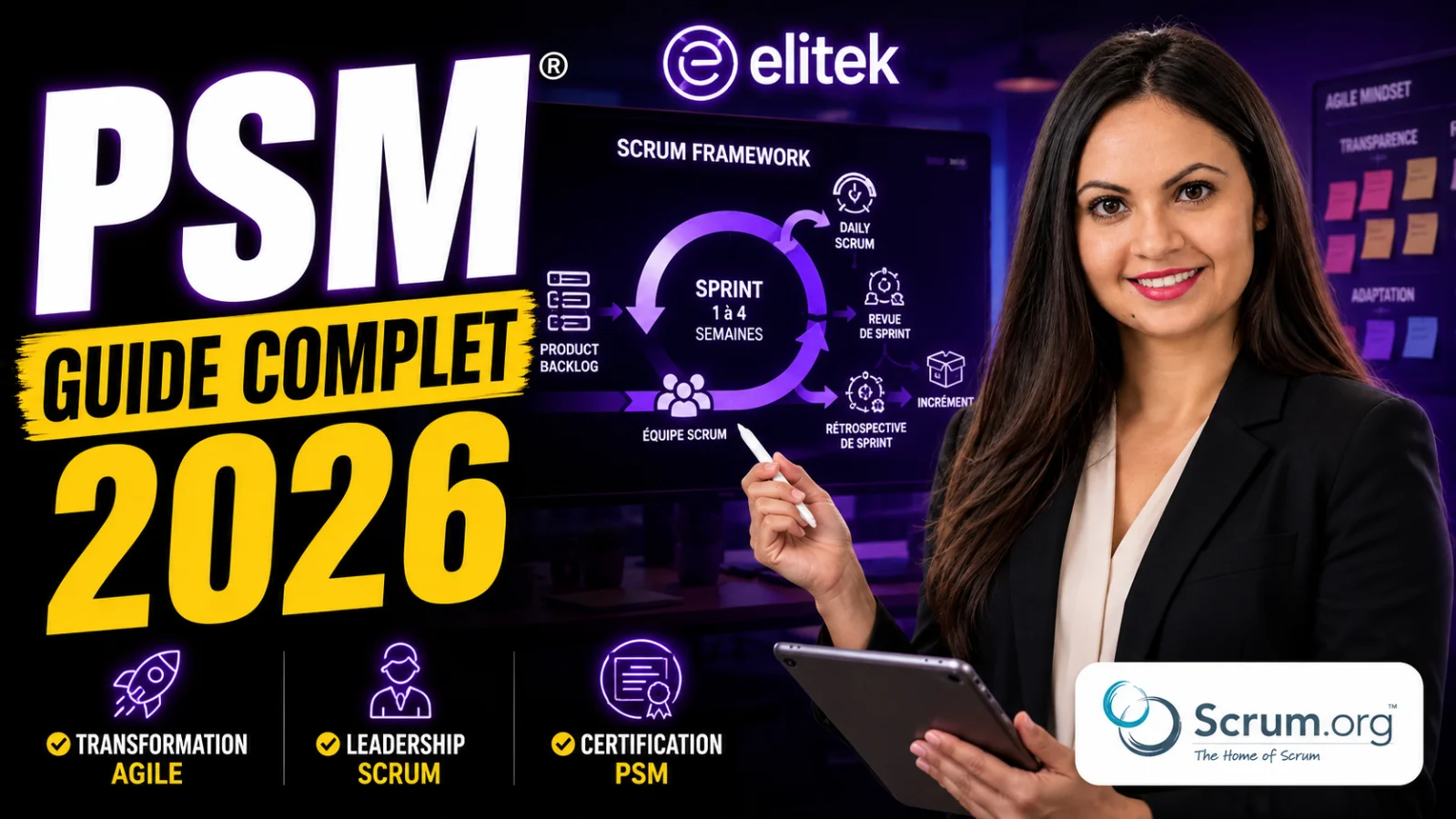 Professional Scrum Master (PSM) 2026 : guide complet de la certification Scrum.org