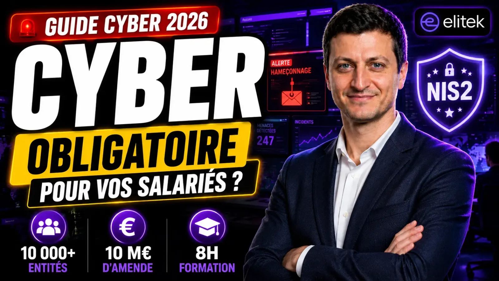 Sensibilisation cybersécurité des salariés : le guide 2026