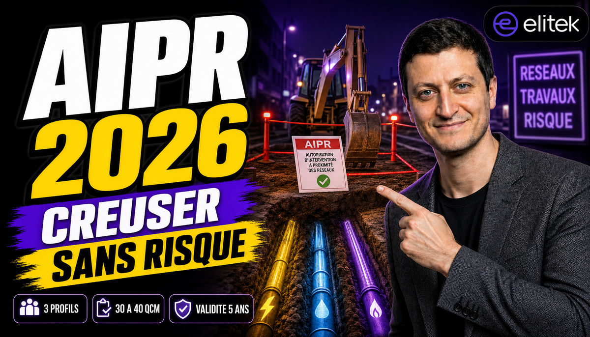 Formation AIPR 2026 : obligatoire près des réseaux ?