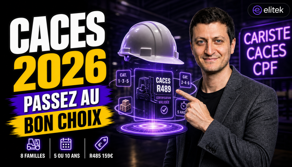 CACES 2026 : catégories, prix, durée et validité