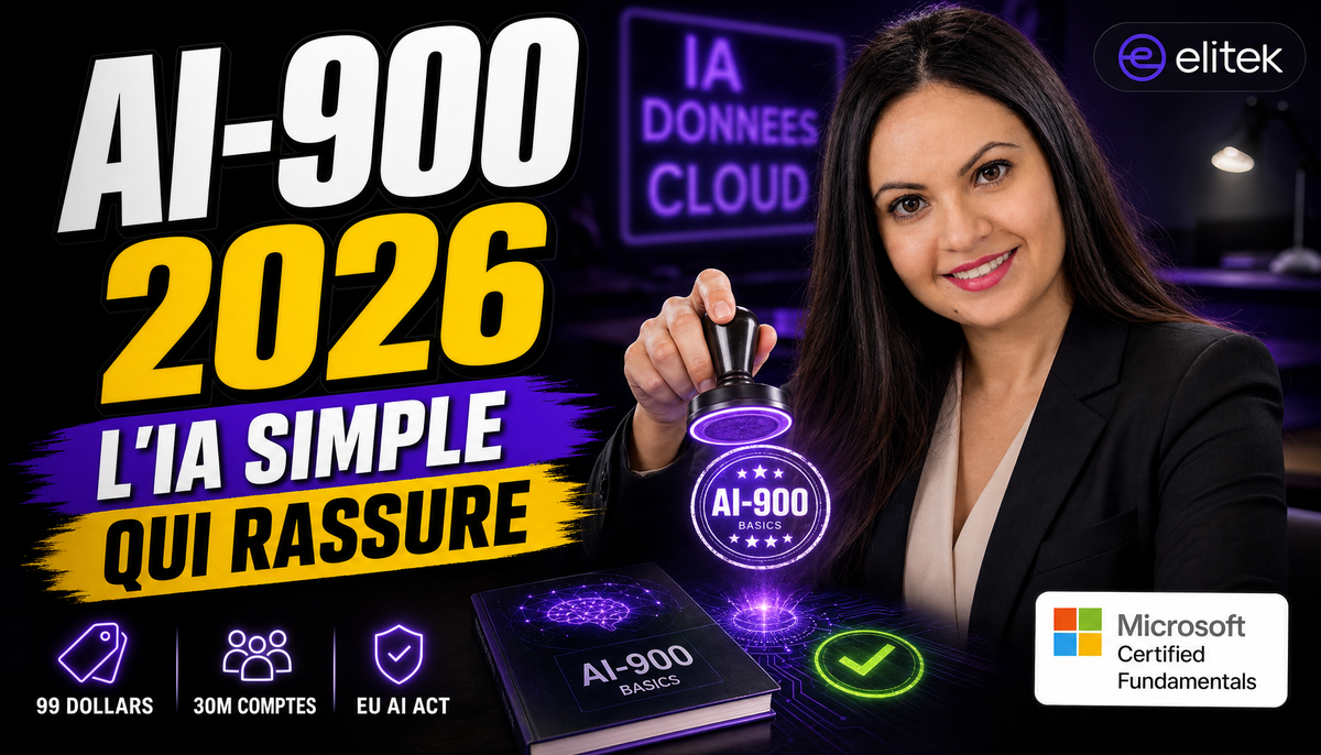 Certification AI-900 Microsoft : valider ses bases en IA