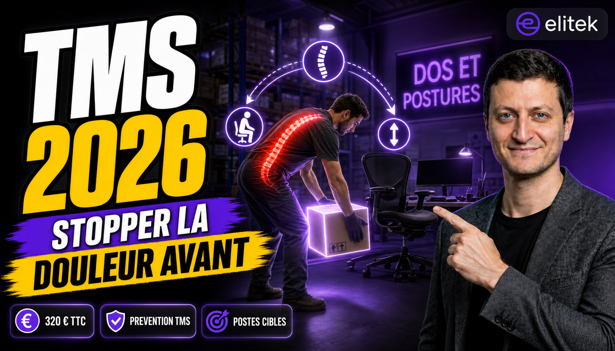 Formation gestes et postures 2026 : prévenir les TMS