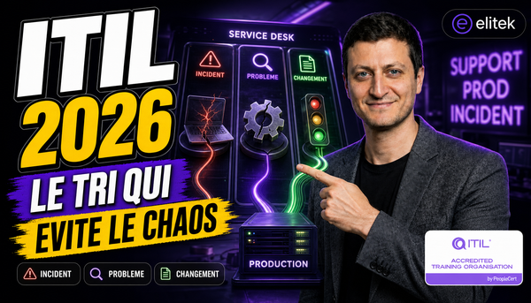 Incident, problème, changement ITIL au quotidien