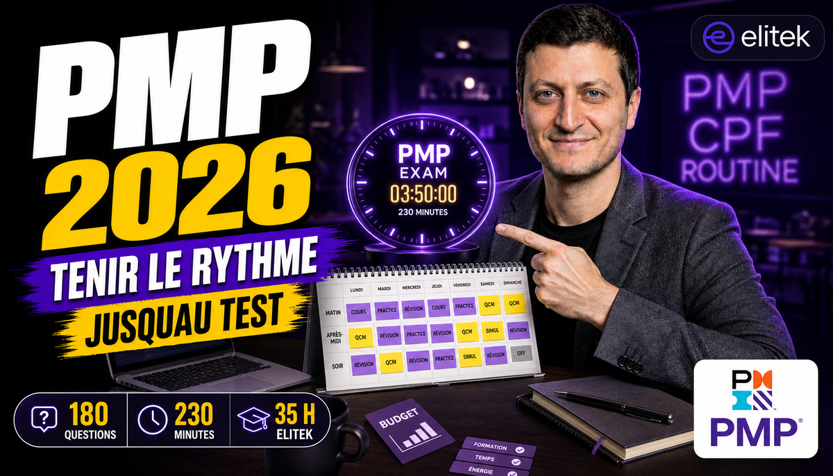 Préparer le PMP à temps plein : organisation réaliste