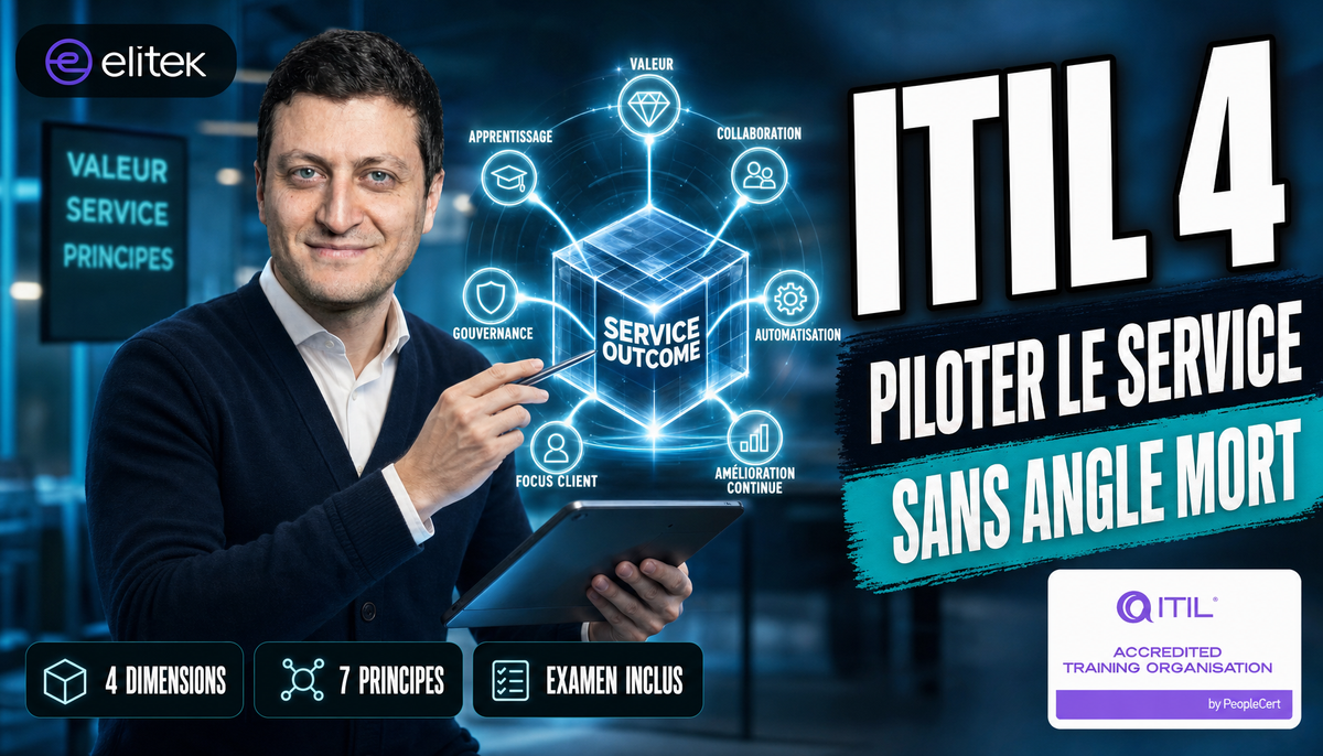 ITIL 4 : les 4 dimensions et les 7 principes directeurs